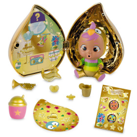 Кукла IMC Toys Cry Babies Magic Tears GOLDEN EDITION Плачущий младенец с домиком и аксессуарами 7 видов, дисплей 12 шт