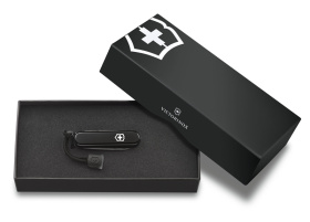 Нож-брелок VICTORINOX Signature Lite Onyx Black, 58 мм, 8 функций, чёрный