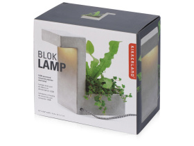 Настольная лампа из бетона Blok Lamp (серый)