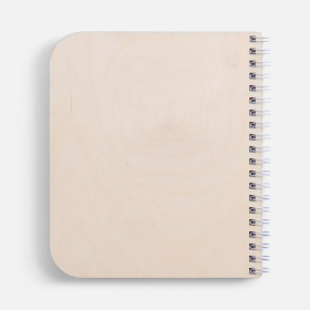 Блокнот на пружине Woodpad на заказ
