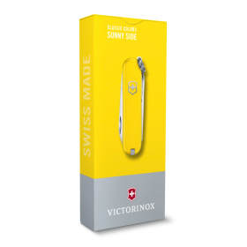 Нож-брелок VICTORINOX Classic SD Colors "Sunny Side", 58 мм, 7 функций, жёлтый