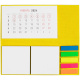 Календарь настольный Grade, желтый