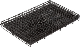 DUVO+ Клетка для собак двухдверная "Pet Kennel Top Line LARGE", чёрная, 92х57х64см (Бельгия)!