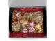 Муфта женская в подарочной коробке (красный, черный, разноцветный)