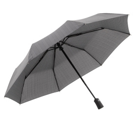Зонт полуавтоматический 744316701 Doppler Fiber Magic Superstrong 5 x 5 x 29 см серый, клетка 