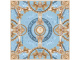 Платок Жемчужина Крыма (голубой, золотистый, разноцветный)