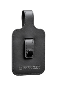 Бирка для багажа WENGER, черная, полиуретан, 9 x 14 x 1 см
