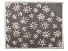 Плед Snowflake новогодний