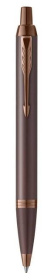 Шариковая ручка Parker IM Monochrome Brown, стержень:M, цвет чернил: blue, в подарочной упаковке.