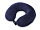 Подушка Basic из микрофибры с эффектом памяти U-shape, синий (P)