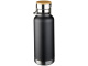 Медная спортивная бутылка с вакуумной изоляцией Thor объемом 480 мл, черный