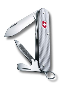 Нож перочинный VICTORINOX Cadet Alox, 84 мм, 9 функций, алюминиевая рукоять, серебристый