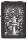 Зажигалка ZIPPO Chess Design с покрытием High Polish Black, латунь/сталь, черная, 38x13x57 мм