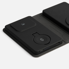 Внешний аккумулятор с беспроводной зарядкой reCover 8000 мАч, черный