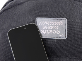 Рюкзак Shammy для ноутбука 15, черный, NFC патч