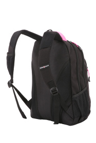 Рюкзак SWISSGEAR, черный/фукси, фьюжн/2 мм рипстоп, 32x15x46 см, 22 л