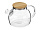 Стеклянный заварочный чайник Sencha с бамбуковой крышкой